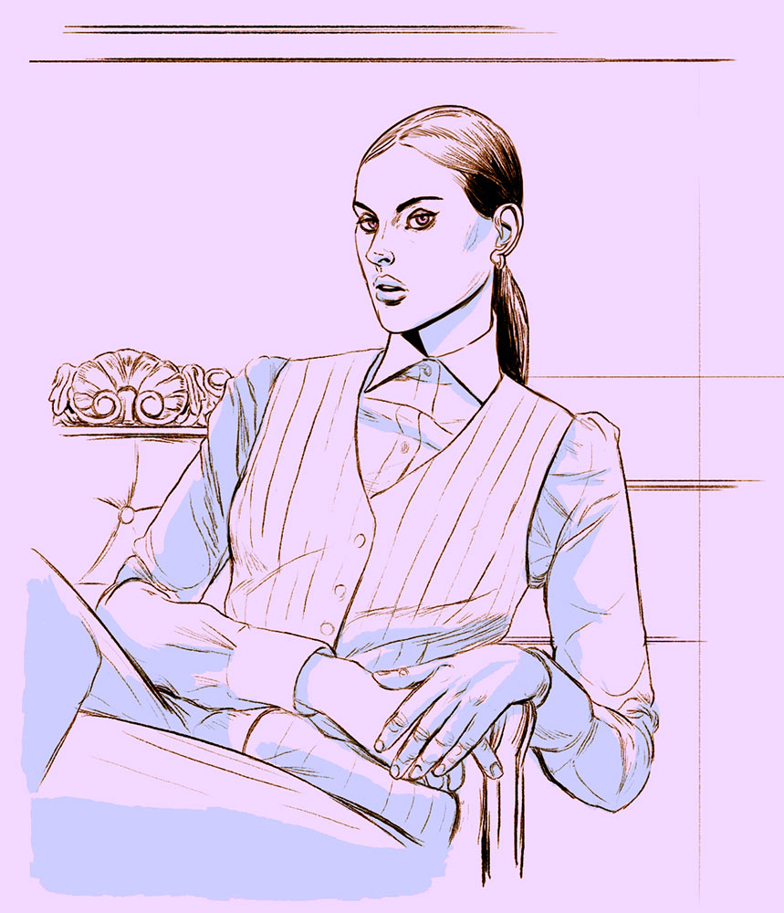 A well-dressed person